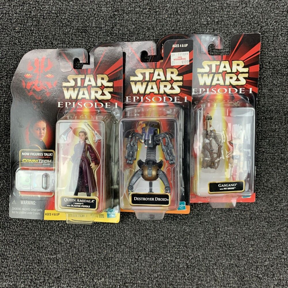 Hasbro Star Wars Episode I The Phantom Menace Destroyer Droid Queen Amidala…
